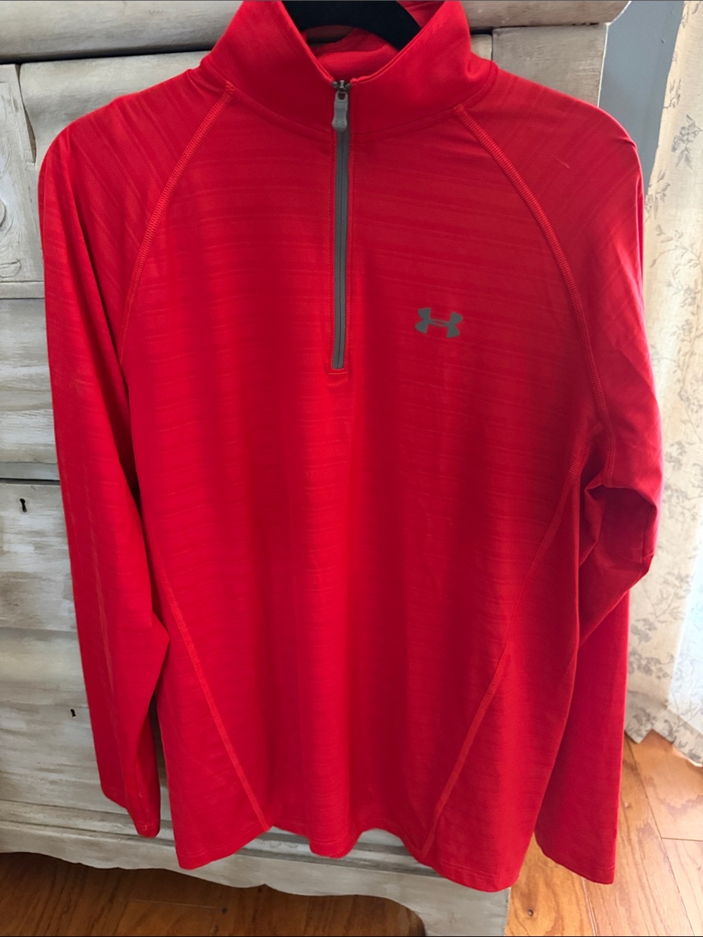 Under Armour Red Half-Zip Performance Pullover